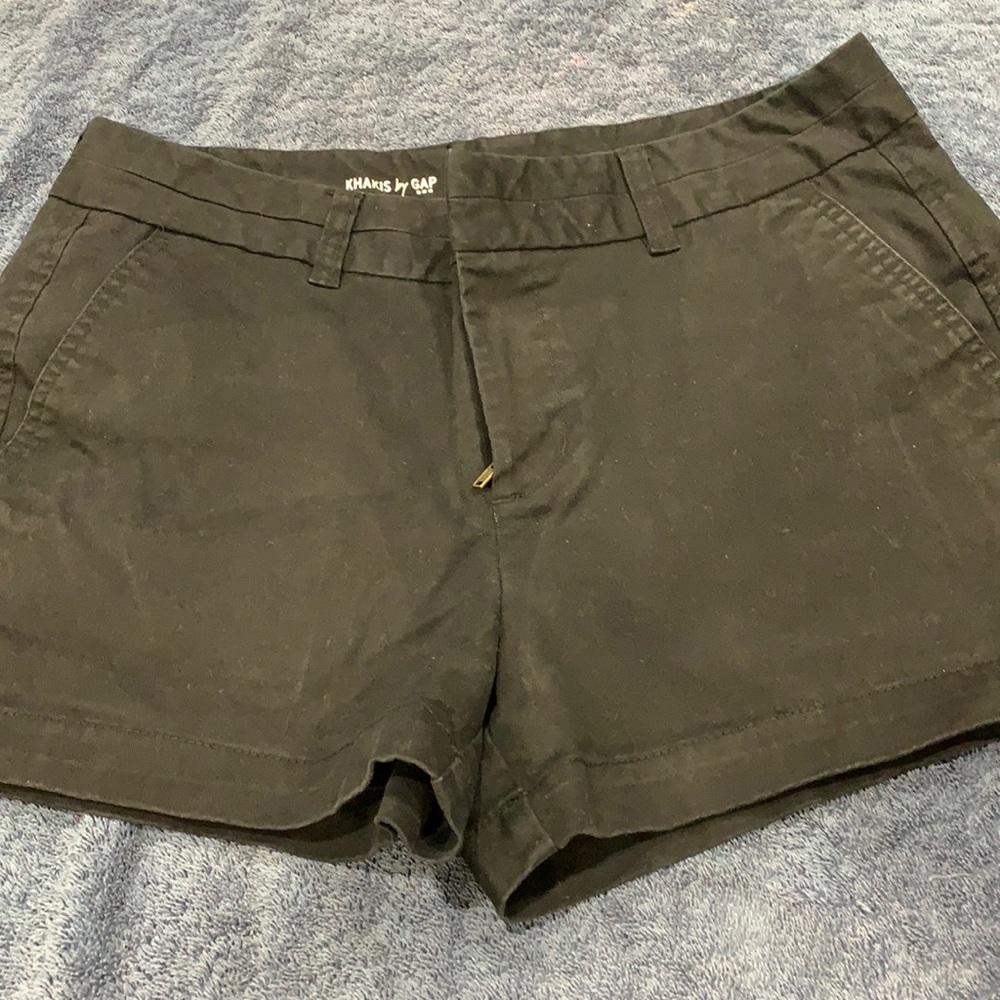 Khaki black shorts by GAP